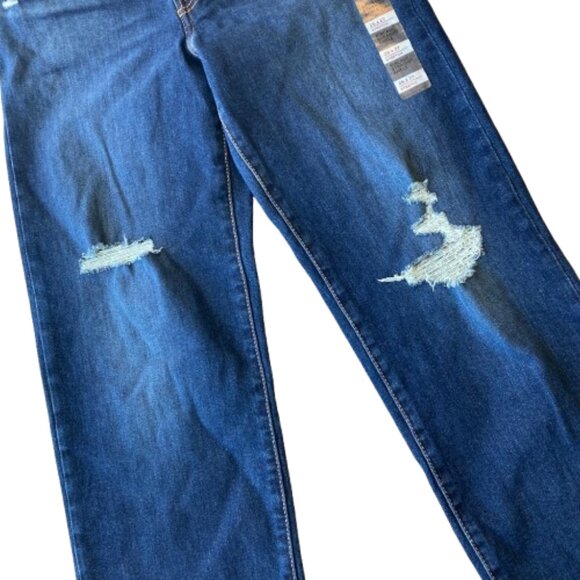 Levi's Ribcage Straight Ankle Jeans Button Fly Women's 26 Dark Indigo NWT - Picture 2 of 10